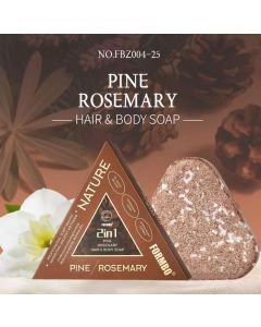 صابونة الصنوبر وإكليل الجبل للشعر والجسم – Pine Rosemary Soap