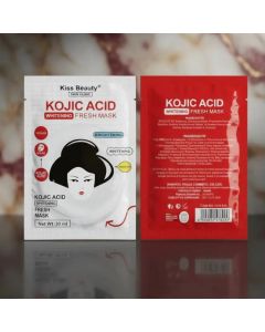 ماسك الوجه بحمض الكوجيك للتفتيح – Kiss Beauty Kojic Acid Fresh Mask (30 مل)