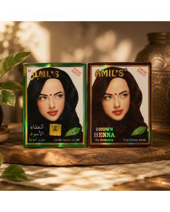 حناء أميلز للشعر بدون أمونيا - أسود وبني