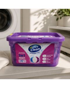 كبسولات غسيل الملابس Ultra Clean 3 في 1 - 35 كبسولة