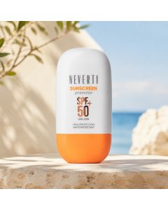 واقي شمس نيفيرتي مقاوم للماء وحماية عالية من الشمس - Neverti SUNSCREEN 50 SPF-001