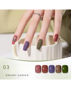 مجموعة مناكير اسلامي DREAMY GARDEN خماسي رقم 03 – Listen to Spring