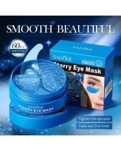 ماسك تحت العين بحمض الهيالورونيك والكولاجين SADOER Starry Eye Mask – 60 قطعة