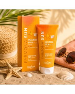 كريم واقي شمس Farmona Sun خالي من الزيوت SPF 50 – 50 مل