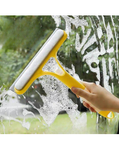 ممسحة وقشاطة زجاج مع بخاخ مدمج لون عشوائي