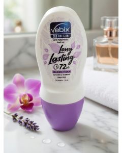 مزيل عرق رول أون Vebix – Delicate Touch حماية 72 ساعة