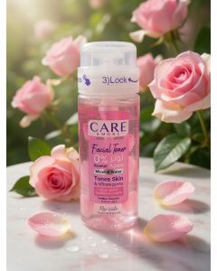 تونر للوجه CARE & MORE بماء الورد – تنعيم وتنقية البشرة